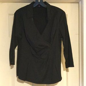 NYDJ Black Blouse Size M
